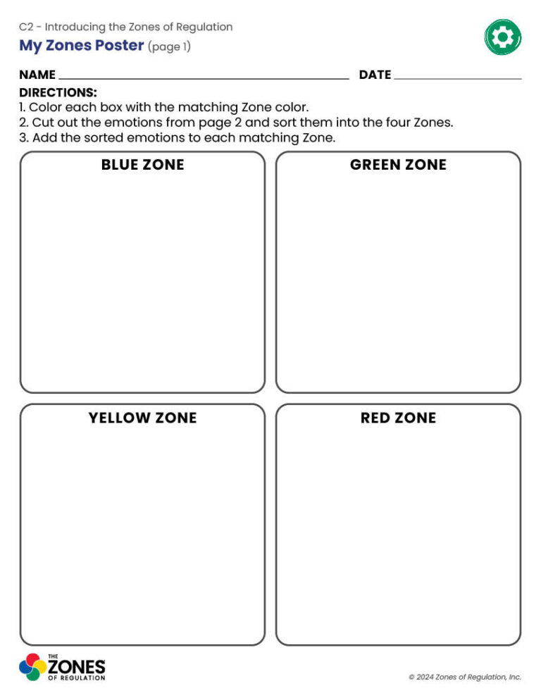 C2 Gear 1: My Zones Poster