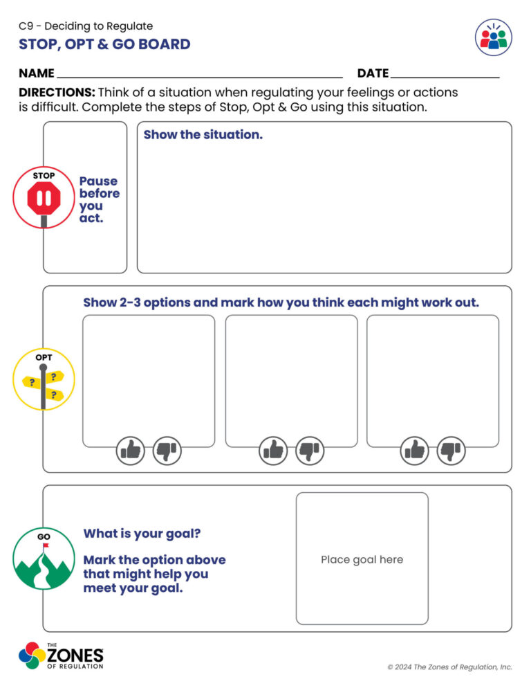 C9 Alt Activity: Stop Opt Go Board