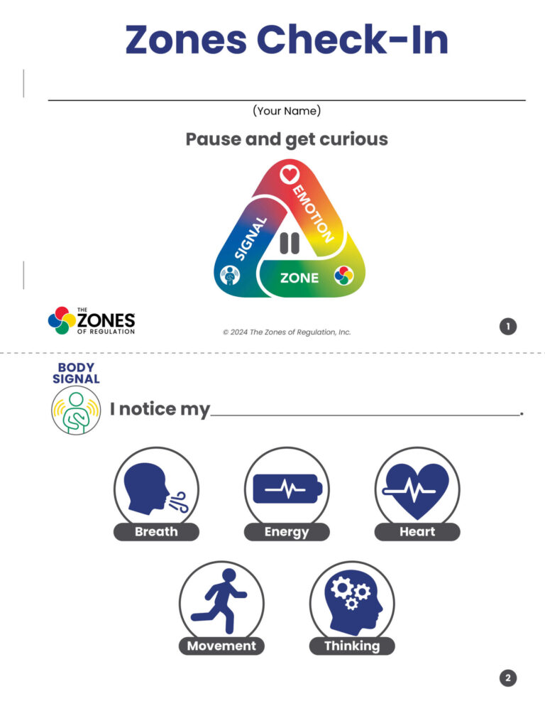 Zones Visual: Checkin Book