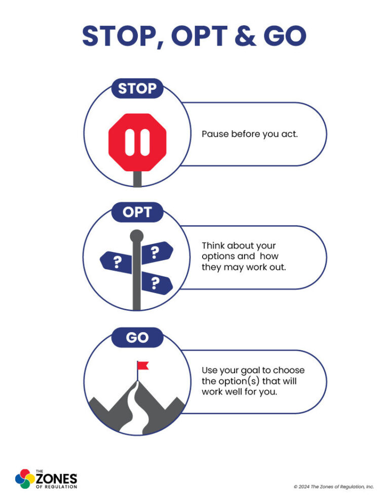 Zones Visual: Stop Opt Go Outlines